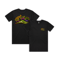 S / Black / Small Front & Large Back Design Jabba The Slut ⛓️ - Men's T Shirt