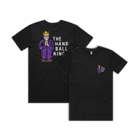 S / Black / Small Front & Large Back Design K Rudd Handball King 👑 - Men's T Shirt