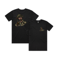 S / Black / Small Front & Large Back Design Never Go Full Retard 💥 - Men's T Shirt