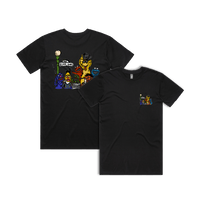 S / Black / Small Front & Large Back Design Sesame Gang 🥴 - Men's T Shirt