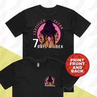 S / Black / Small Front & Large Back Design WAP 😻 - Men's T Shirt