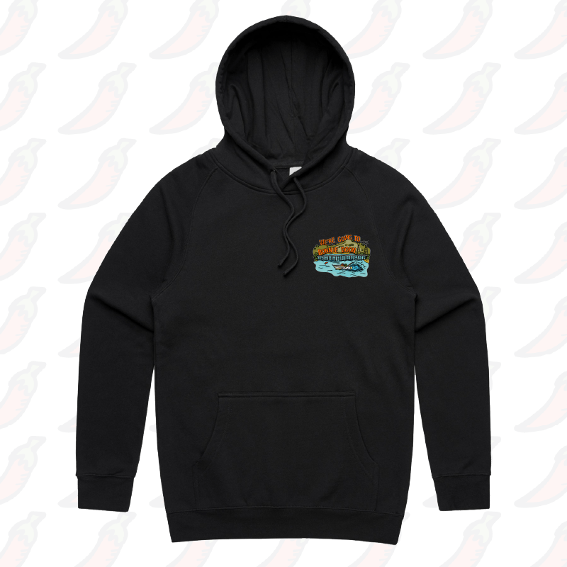 S / Black / Small Front Print Bonnie Doon 🚤 - Unisex Hoodie
