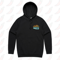S / Black / Small Front Print Bonnie Doon 🚤 - Unisex Hoodie