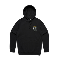 S / Black / Small Front Print Coffin Dance ⚰️ - Unisex Hoodie