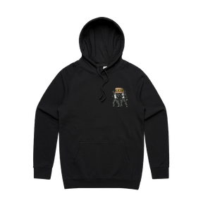 S / Black / Small Front Print Coffin Dance ⚰️ - Unisex Hoodie