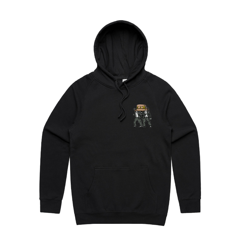 S / Black / Small Front Print Coffin Dance ⚰️ - Unisex Hoodie