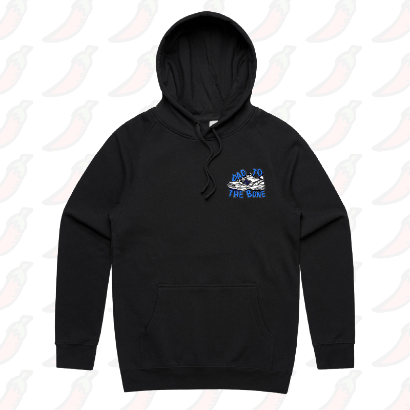 S / Black / Small Front Print Dad To The Bone 👟 – Unisex Hoodie