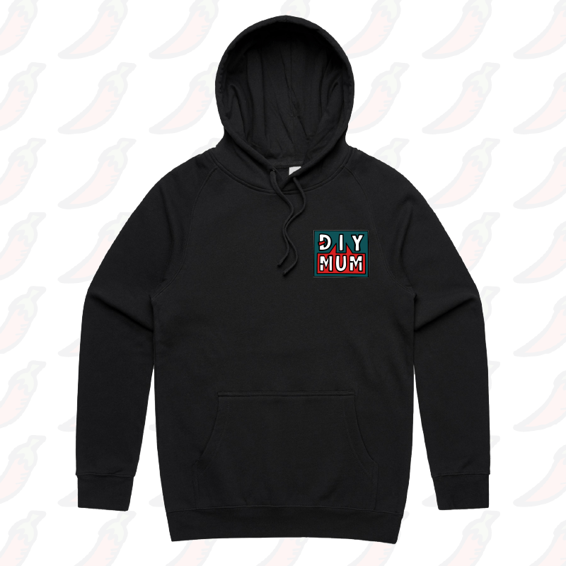 S / Black / Small Front Print DIY Mum 🔨 – Unisex Hoodie