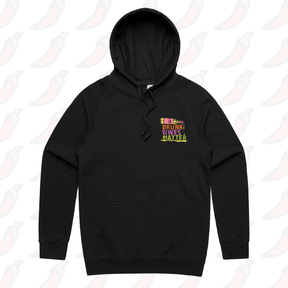 S / Black / Small Front Print Drunk Wives Matter 🥂 – Unisex Hoodie