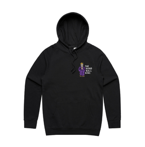 S / Black / Small Front Print K Rudd Handball King 👑 - Unisex Hoodie