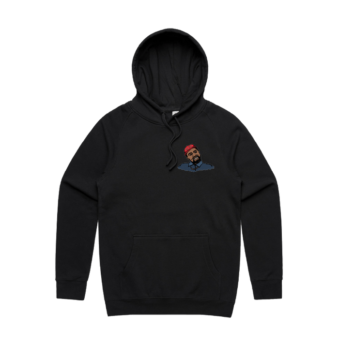 S / Black / Small Front Print Make America Yeezy Again 🦅 - Unisex Hoodie