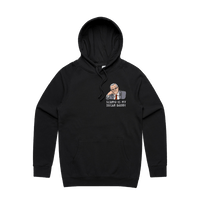 S / Black / Small Front Print Scomo Sugar Daddy 💸 - Unisex Hoodie