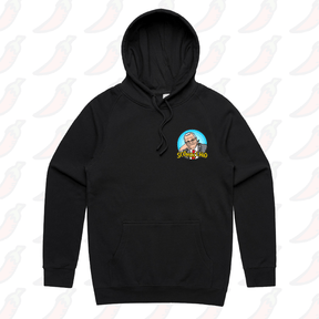 S / Black / Small Front Print Scomocchio 👃 – Unisex Hoodie