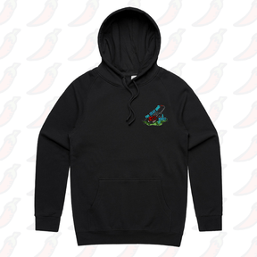 S / Black / Small Front Print Sexy And I Mow It 😘 🌾 – Unisex Hoodie