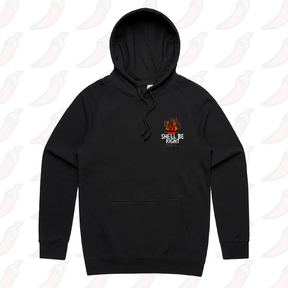 S / Black / Small Front Print She’ll Be Right BBQ 🤷🔥 – Unisex Hoodie