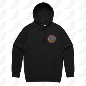 S / Black / Small Front Print She’ll Be Right Fuel 🤷⛽ – Unisex Hoodie