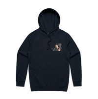 S / Black / Small Front Print Smokin' Elon 💨 - Unisex Hoodie