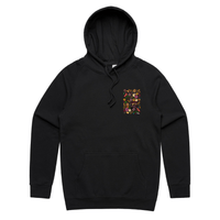 S / Black / Small Front Print Snacks! 🍬🍪 - Unisex Hoodie