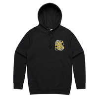 S / Black / Small Front Print Sweary Mum 🤬🎀 - Unisex Hoodie