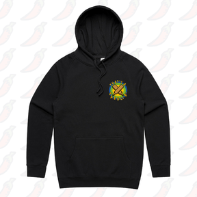 S / Black / Small Front Print That’s A Paddlin’ 🏏 – Unisex Hoodie