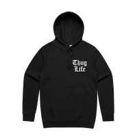 S / Black / Small Front Print Thug Life 🖕🏾 - Unisex Hoodie