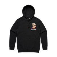 S / Black / Small Front Print Unleash the Karen 😤 - Unisex Hoodie