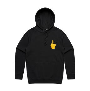 S / Black / Small Front Print Up Yours 🖕 - Unisex Hoodie
