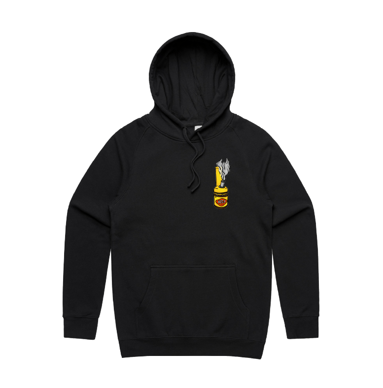 S / Black / Small Front Print Vegoblaze 🌬️ - Unisex Hoodie