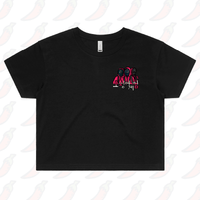 S / Black Squid Game 🦑 - Women's Crop Top