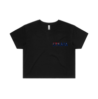 S / Black STRAYA 🐨 - Women's Crop Top