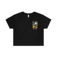 S / Black VB Longneck 👍 - Women's Crop Top