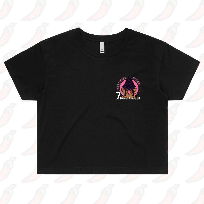S / Black WAP 😻 - Women's Crop Top