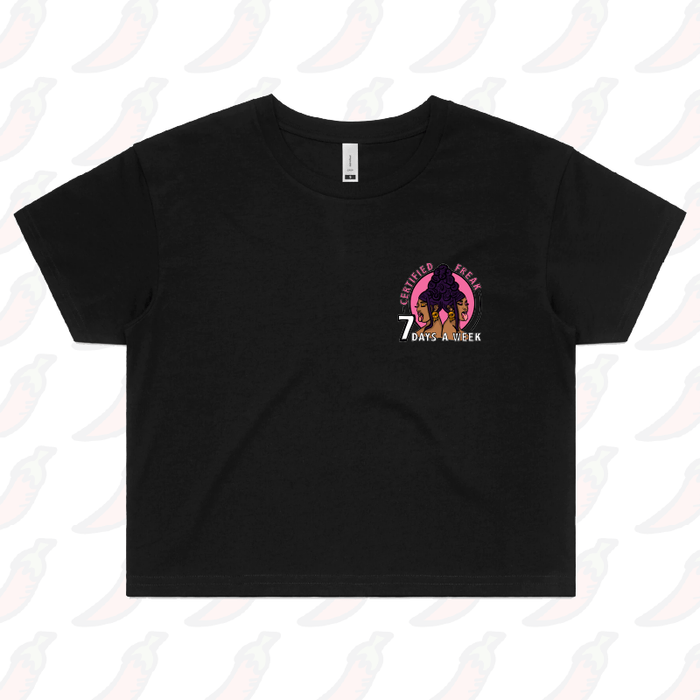 S / Black WAP 😻 - Women's Crop Top