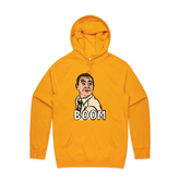 S / Gold / Large Front Design Boom Boyle 🚨 - Unisex Hoodie