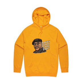 S / Gold / Large Front Design Happy Mother-F**king Day 💐 - Unisex Hoodie