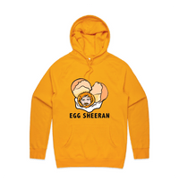 S / Gold / Large Front Print Egg Sheeran 🥚 - Unisex Hoodie