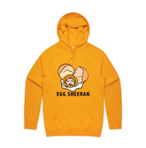 S / Gold / Large Front Print Egg Sheeran 🥚 - Unisex Hoodie