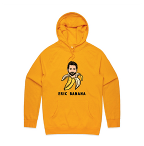 S / Gold / Large Front Print Eric Banana 🍌 - Unisex Hoodie