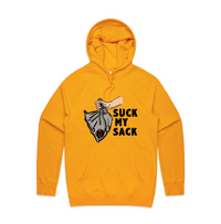 S / Gold / Large Front Print Goon Sack 🍷 - Unisex Hoodie