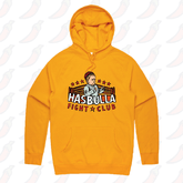 S / Gold / Large Front Print Hasbulla Fight Club 🥊- Unisex Hoodie