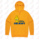 S / Gold / Large Front Print IKant 🪛 – Unisex Hoodie