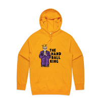 S / Gold / Large Front Print K Rudd Handball King 👑 - Unisex Hoodie