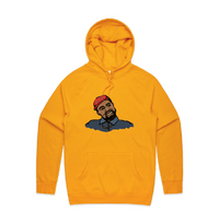 S / Gold / Large Front Print Make America Yeezy Again 🦅 - Unisex Hoodie