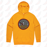 S / Gold / Large Front Print She’ll Be Right Fuel 🤷⛽ – Unisex Hoodie