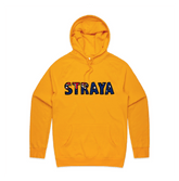 S / Gold / Large Front Print Straya 🐨 - Unisex Hoodie
