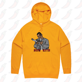 S / Gold / Large Front Print Tyson Now Kith 🕊️ - Unisex Hoodie