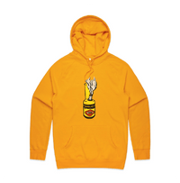 S / Gold / Large Front Print Vegoblaze 🌬️ - Unisex Hoodie