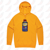 S / Gold / Large Front Print WD-420 🍀 – Unisex Hoodie
