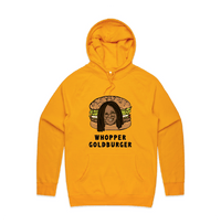S / Gold / Large Front Print Whopper Goldburger 🍔 - Unisex Hoodie