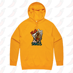 S / Gold / Large Front Print Yeah the Snags! (YTS!) 🌭 - Unisex Hoodie